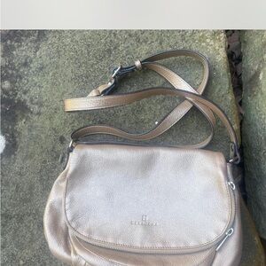 Elegant Metallic Crossbody Bag